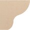 Ekena Millwork 5"W x 20"D x 20"H Thin Greensboro Rough Cedar Woodgrain TimberThane Corbel, Primed Tan CORUR05X20X20GRNRCPR - alternate 5